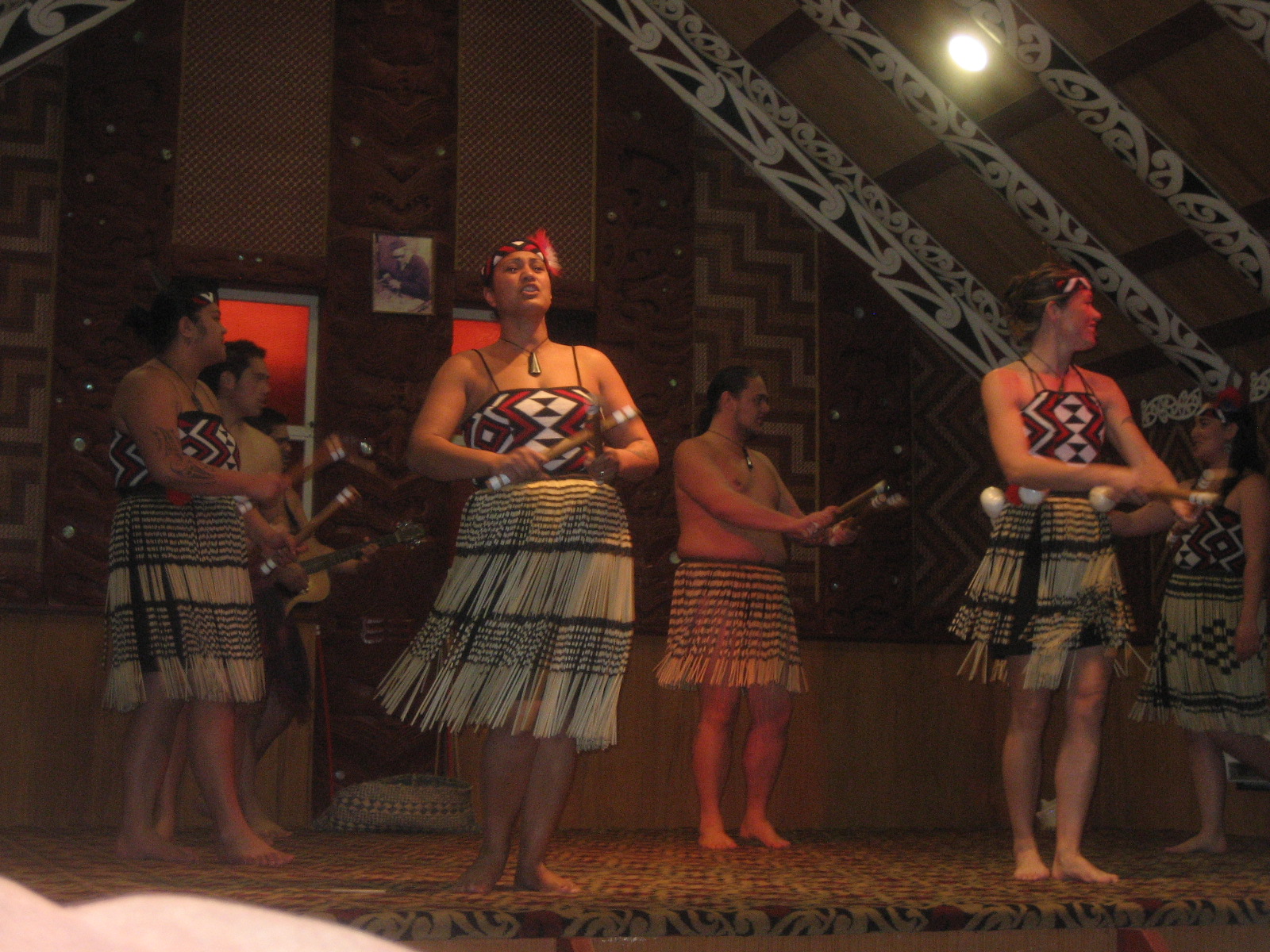Maori dance performance
