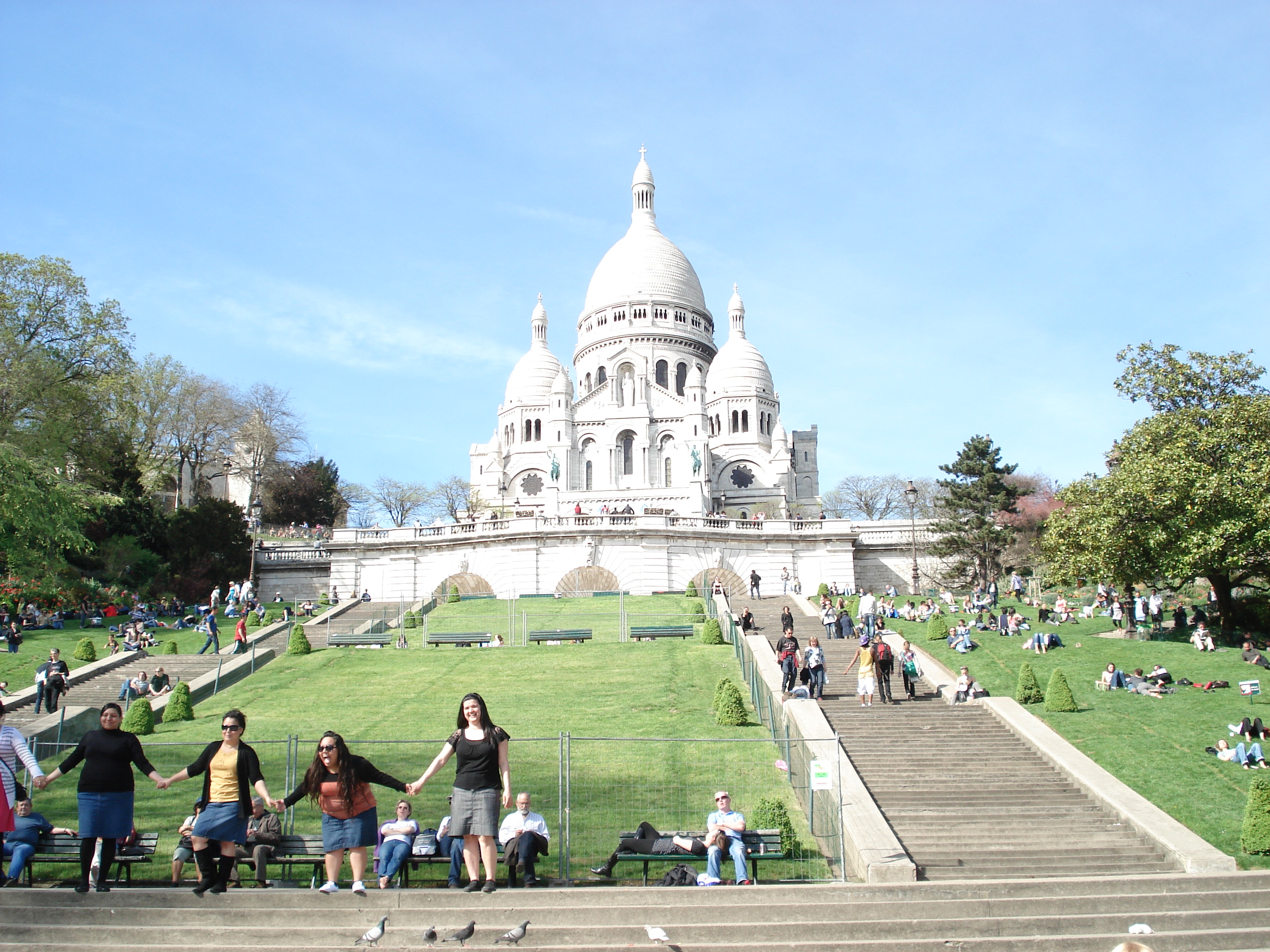 Sacre Coeur in Montmartre in Paris, France
