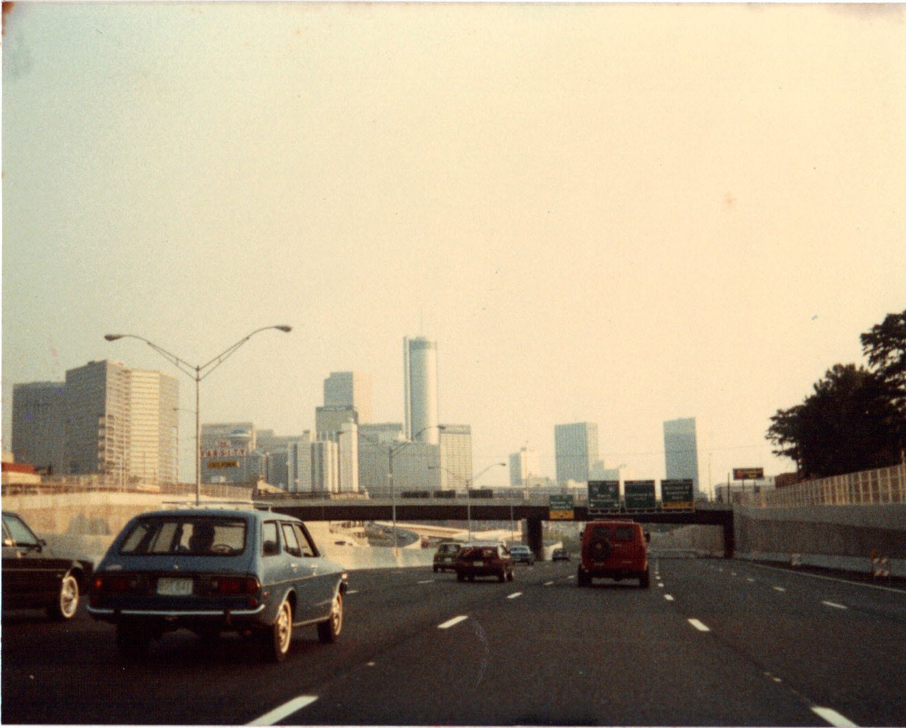 Atlanta, Georgia Skyline circa 1984